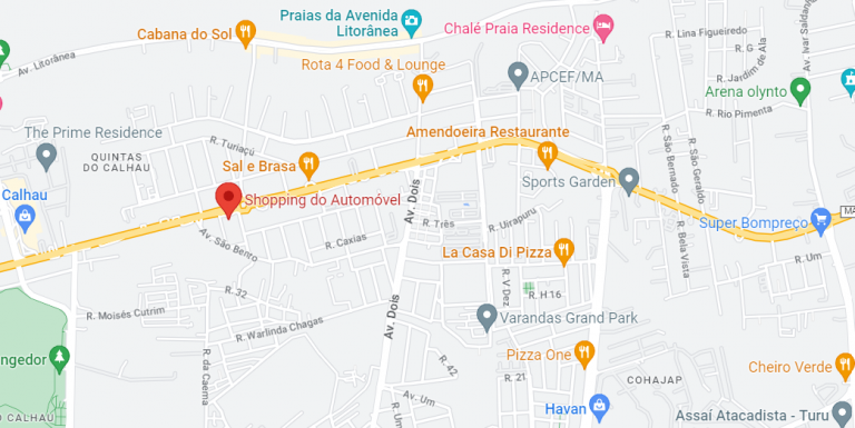 mapa para chegar a clinica